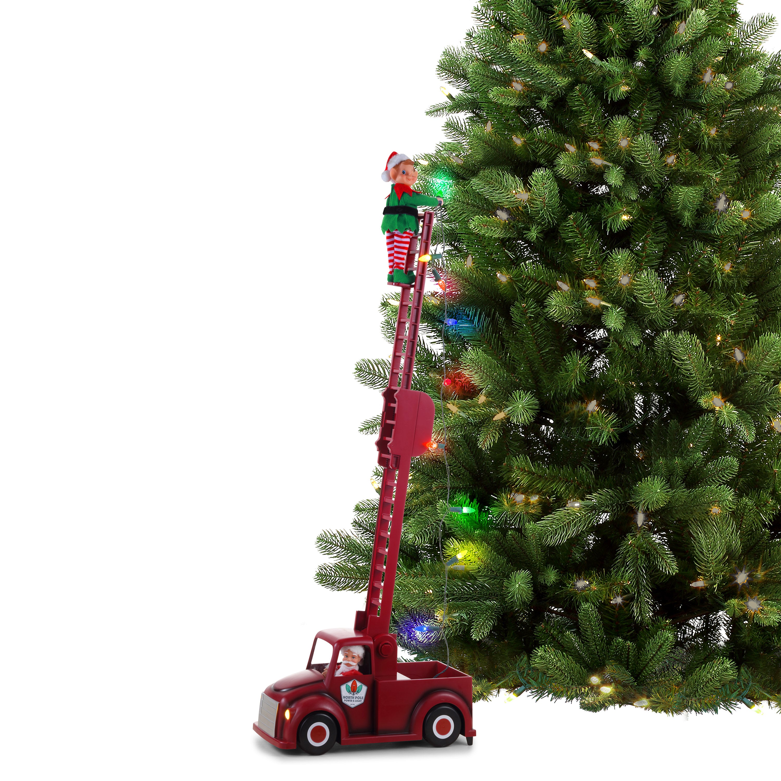 Santa's Utility Truck with Elf
