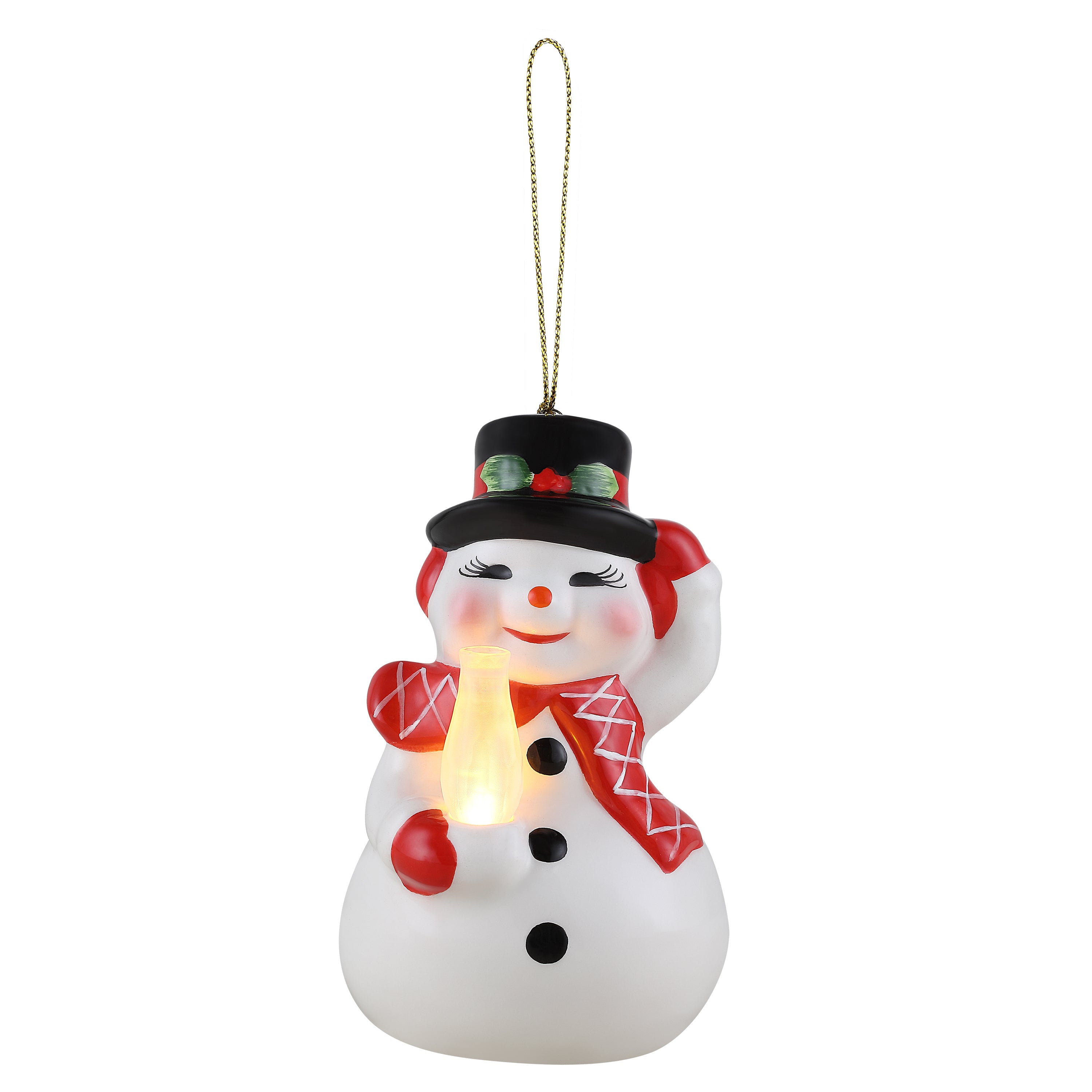 Nostalgic Ceramic Ornament - Snowman