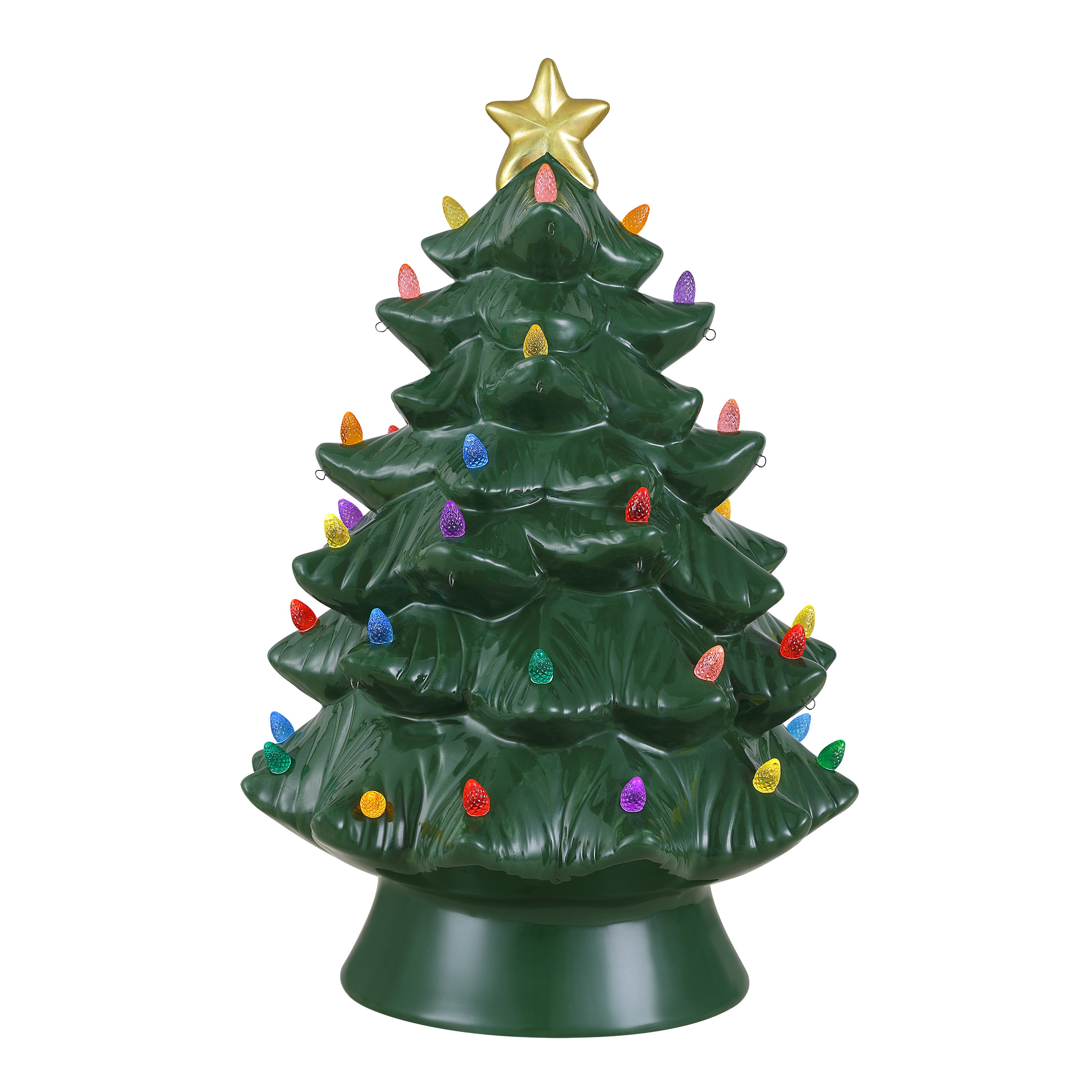 15 in. Family Photo Nostalgic Ceramic Tree with no ornaments