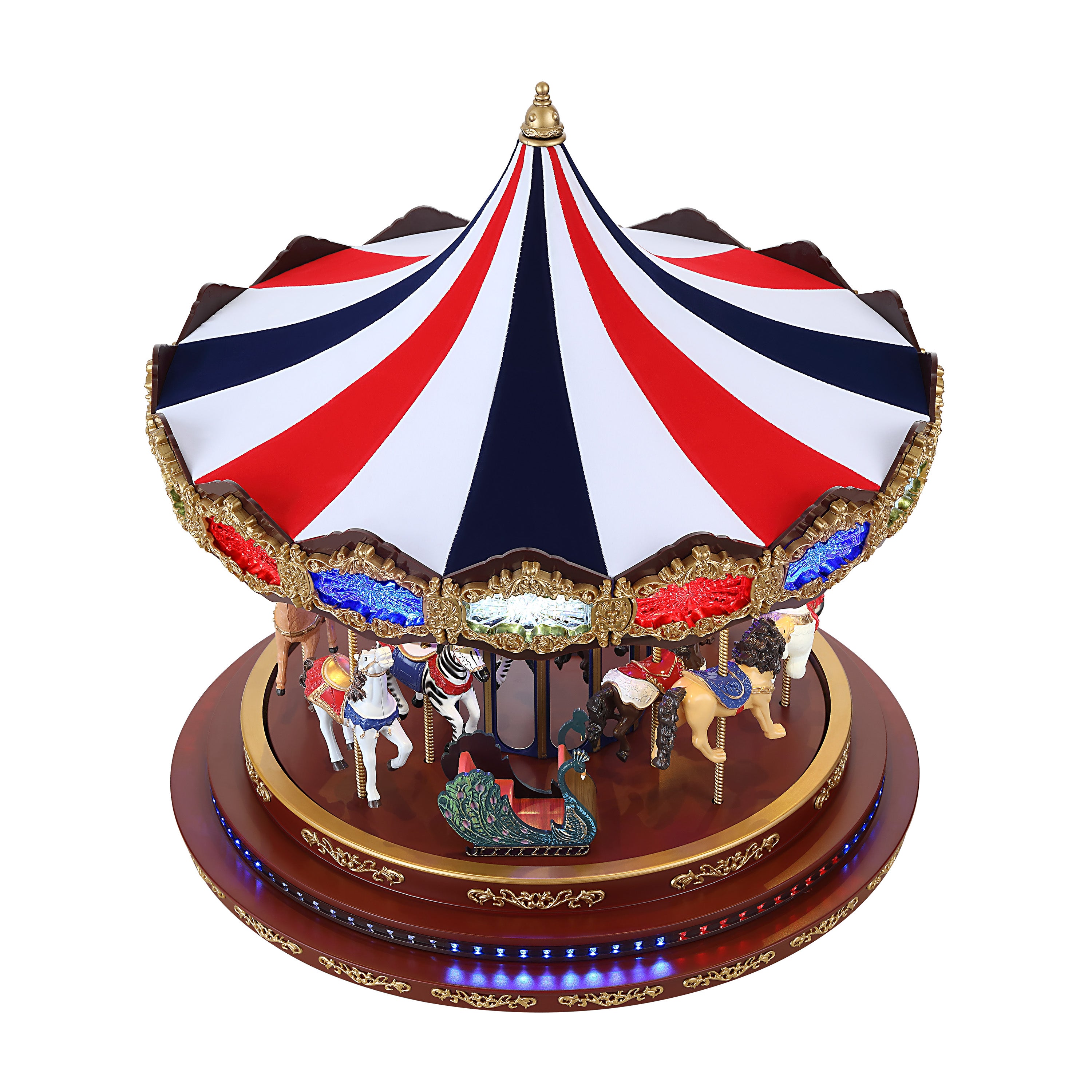17 in. Animated Americana Carousel