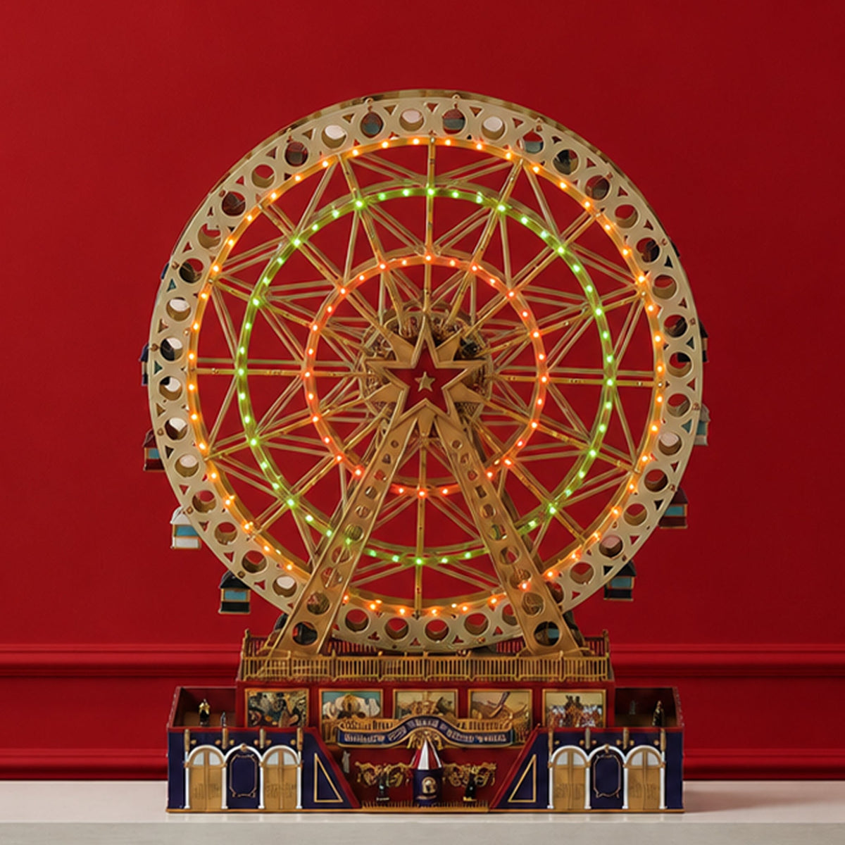 15 in. Animated Worlds Fair Grand Ferris Wheel - Mr. Christmas
