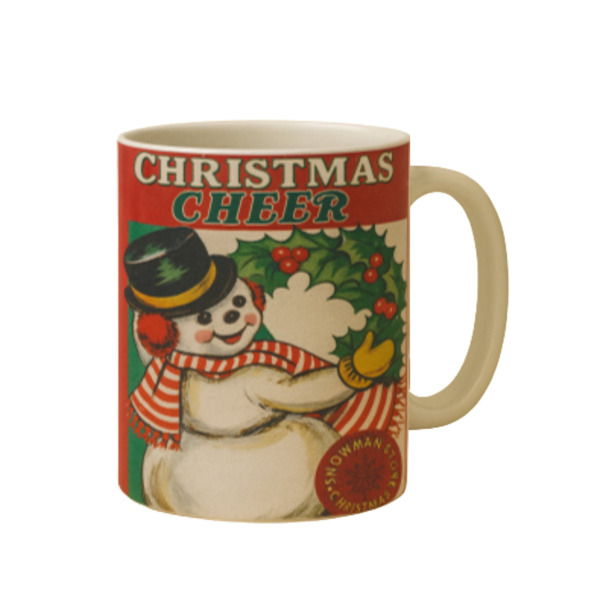 15 oz. Vintage Snowman Mug - Mr. Christmas