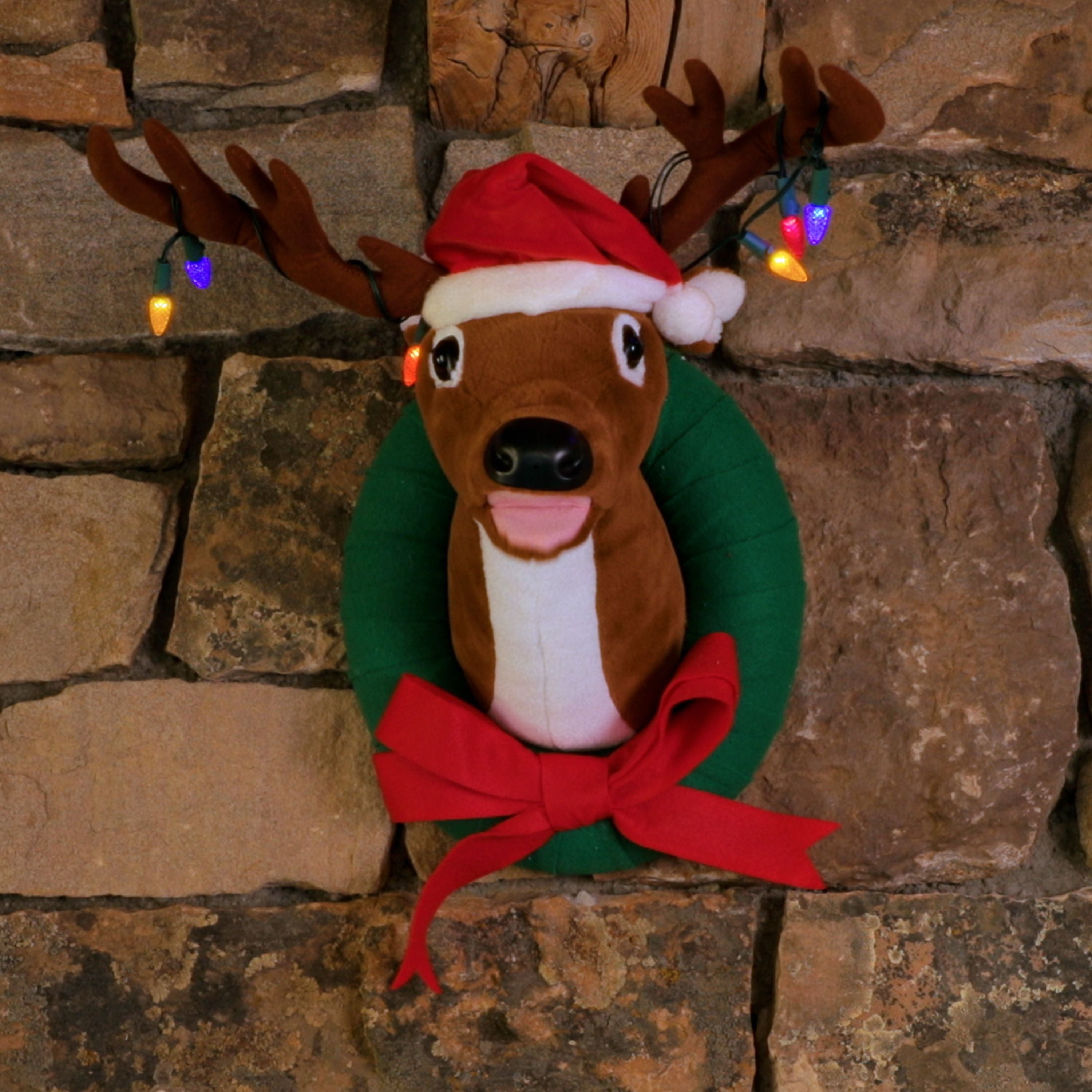 17 in. Animated Singing Reindeer - Mr. Christmas