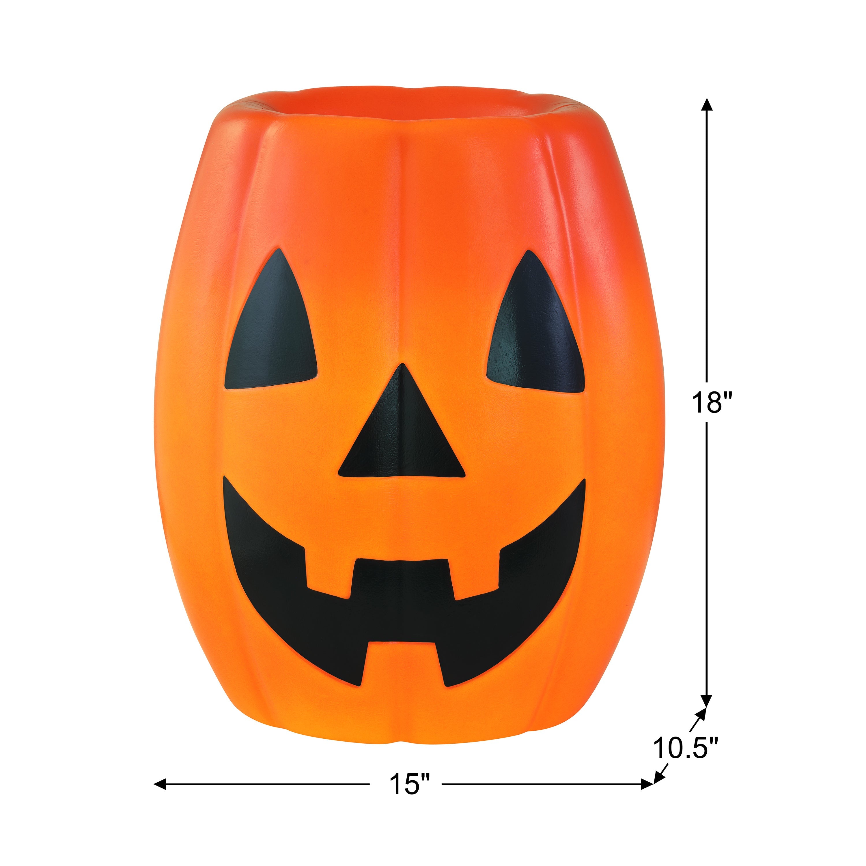 18 in. Jack - O - Lantern Blow Mold Candy Bowl - Mr. Christmas