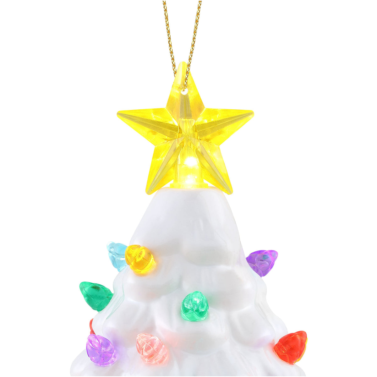 5 in. Nostalgic Tree - White