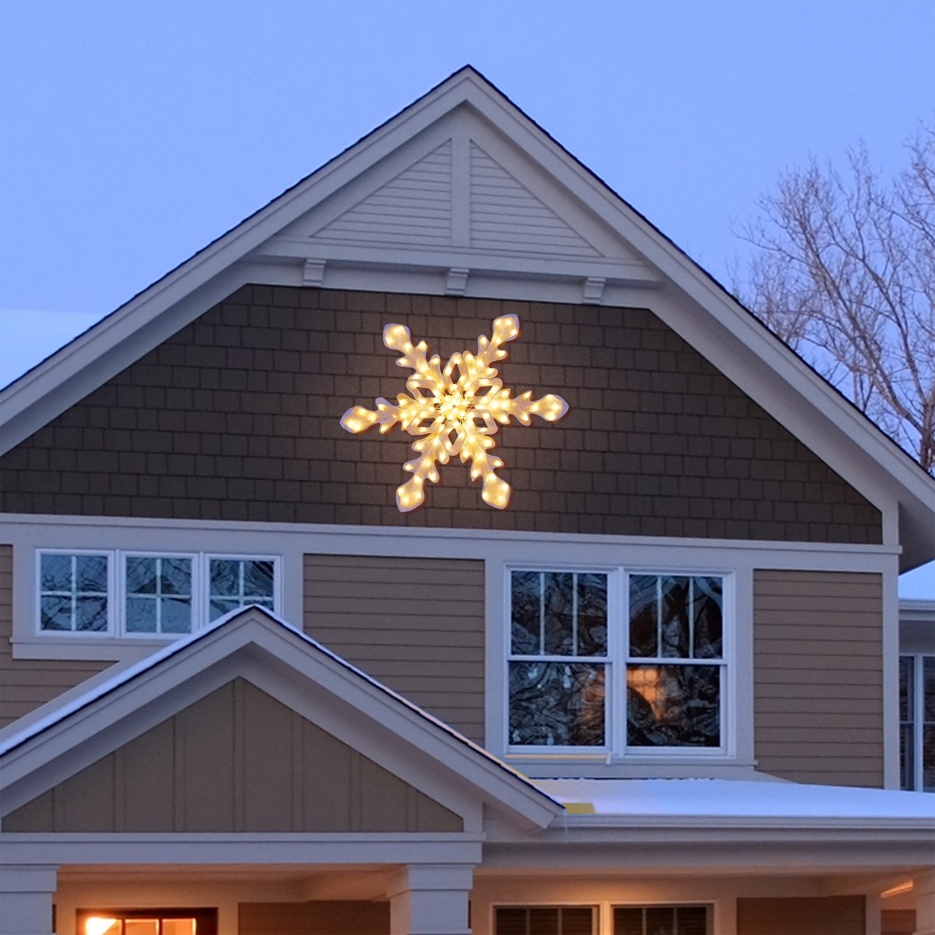 35 in. Outdoor Twinkling LED Snowflake - Mr. Christmas