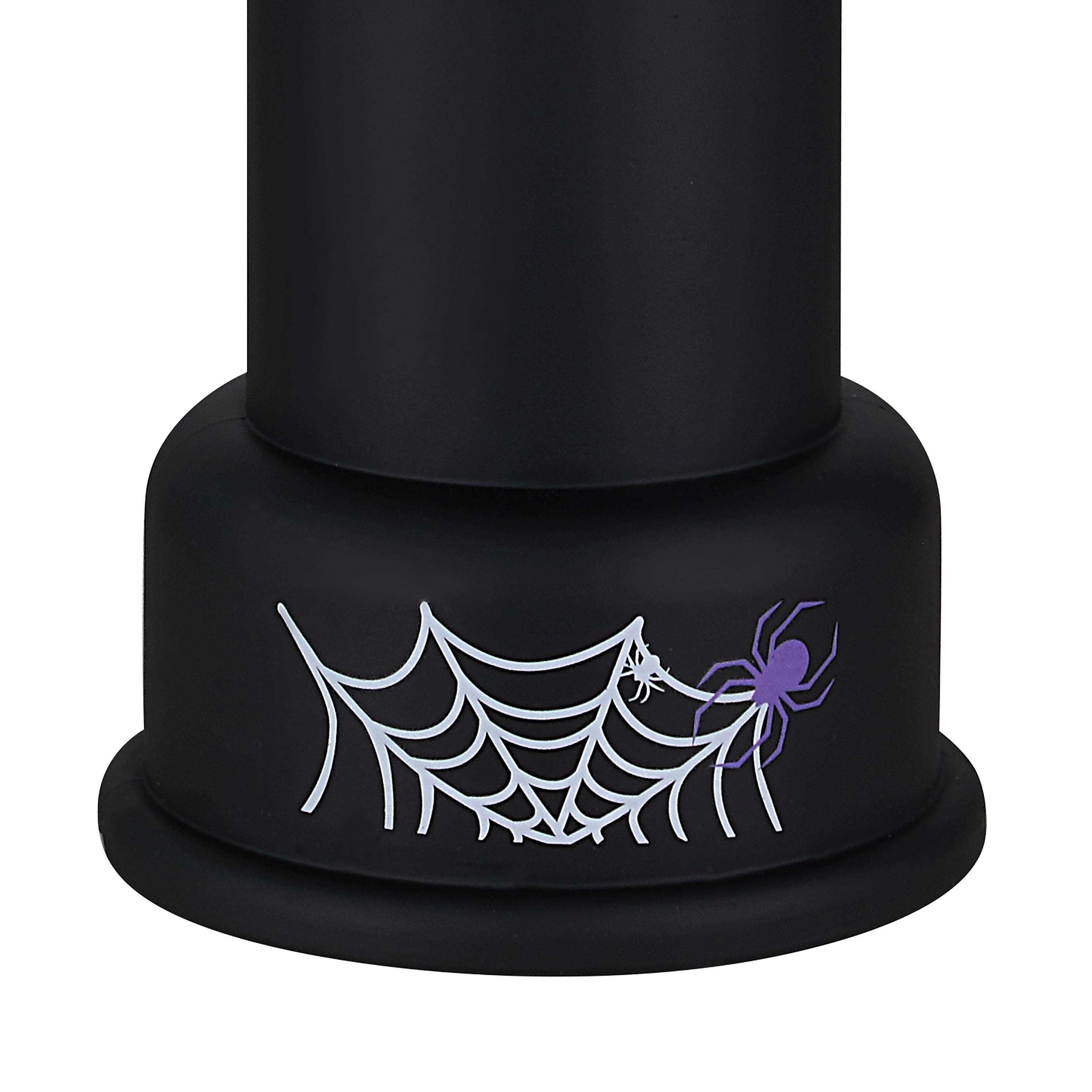 36 in. Halloween Blow Mold Candle - Black with Glitter Drip - Mr. Christmas