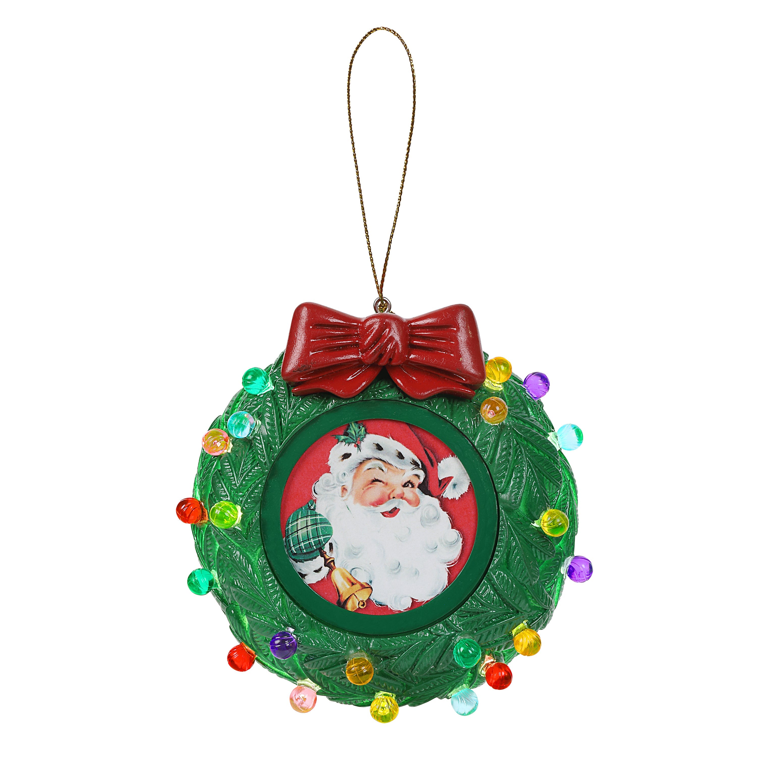 4" Recordable Wreath Ornament - Green - Mr. Christmas