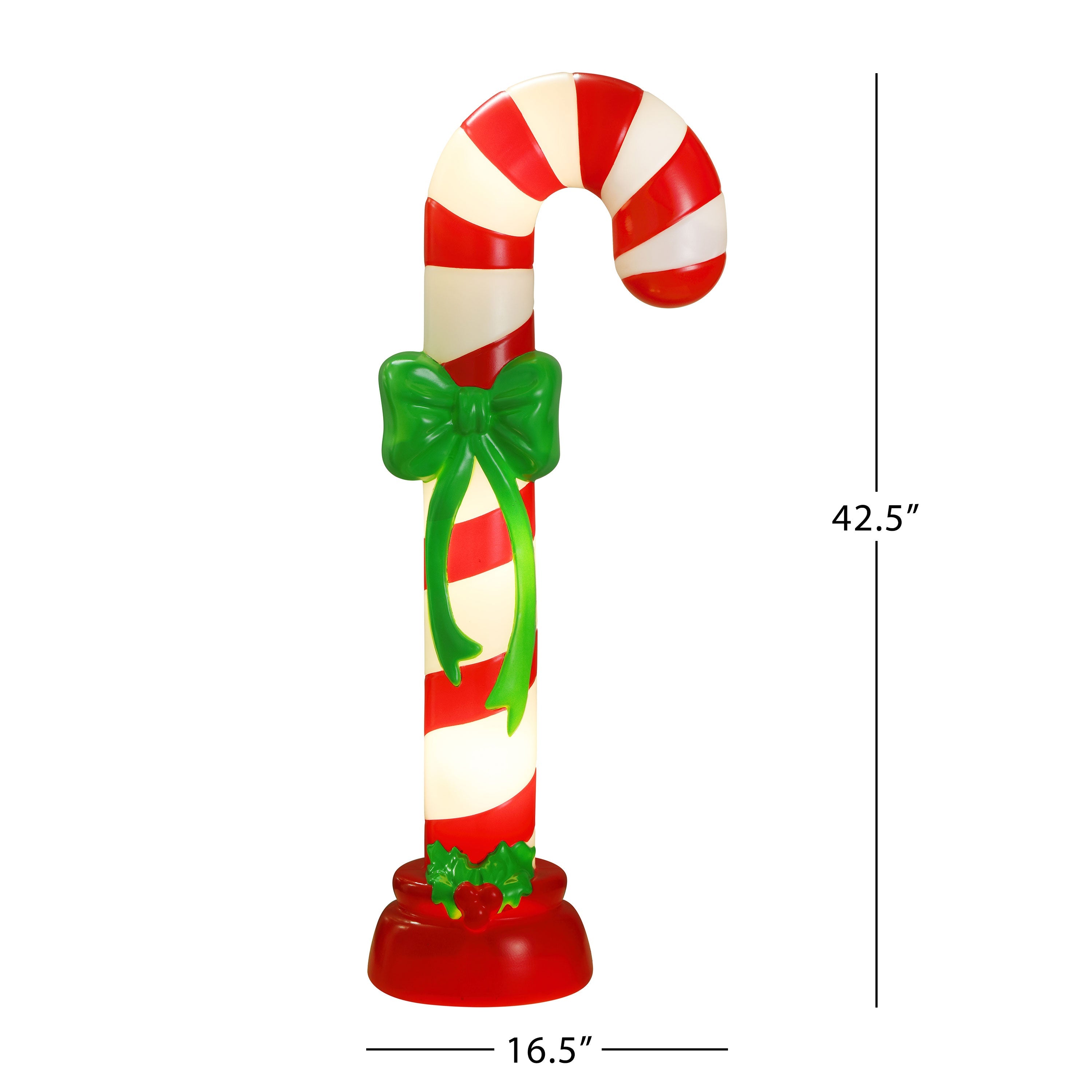 42 in. Illuminated Blow Mold Candy Cane - Mr. Christmas