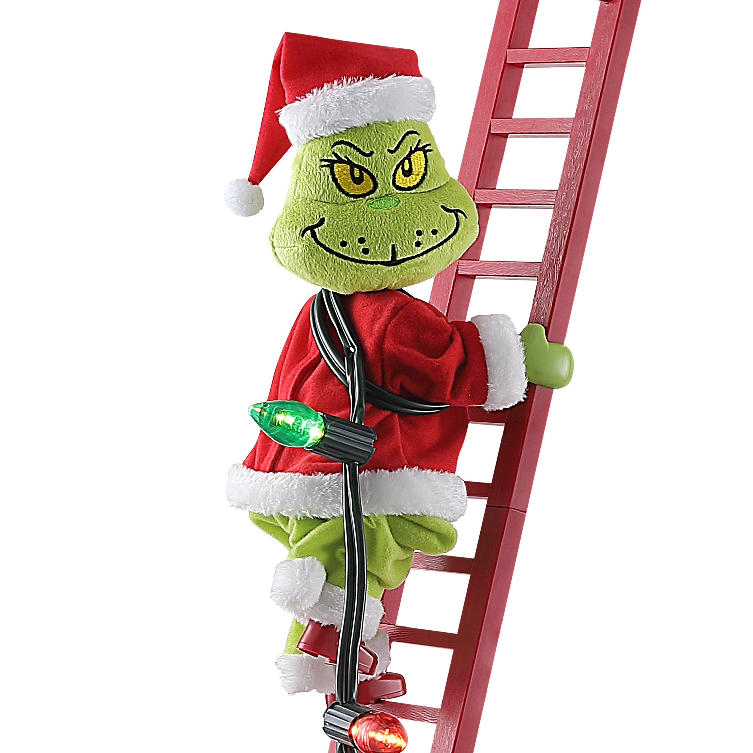 43 in. Animated Ladder Climbing Grinch - Mr. Christmas
