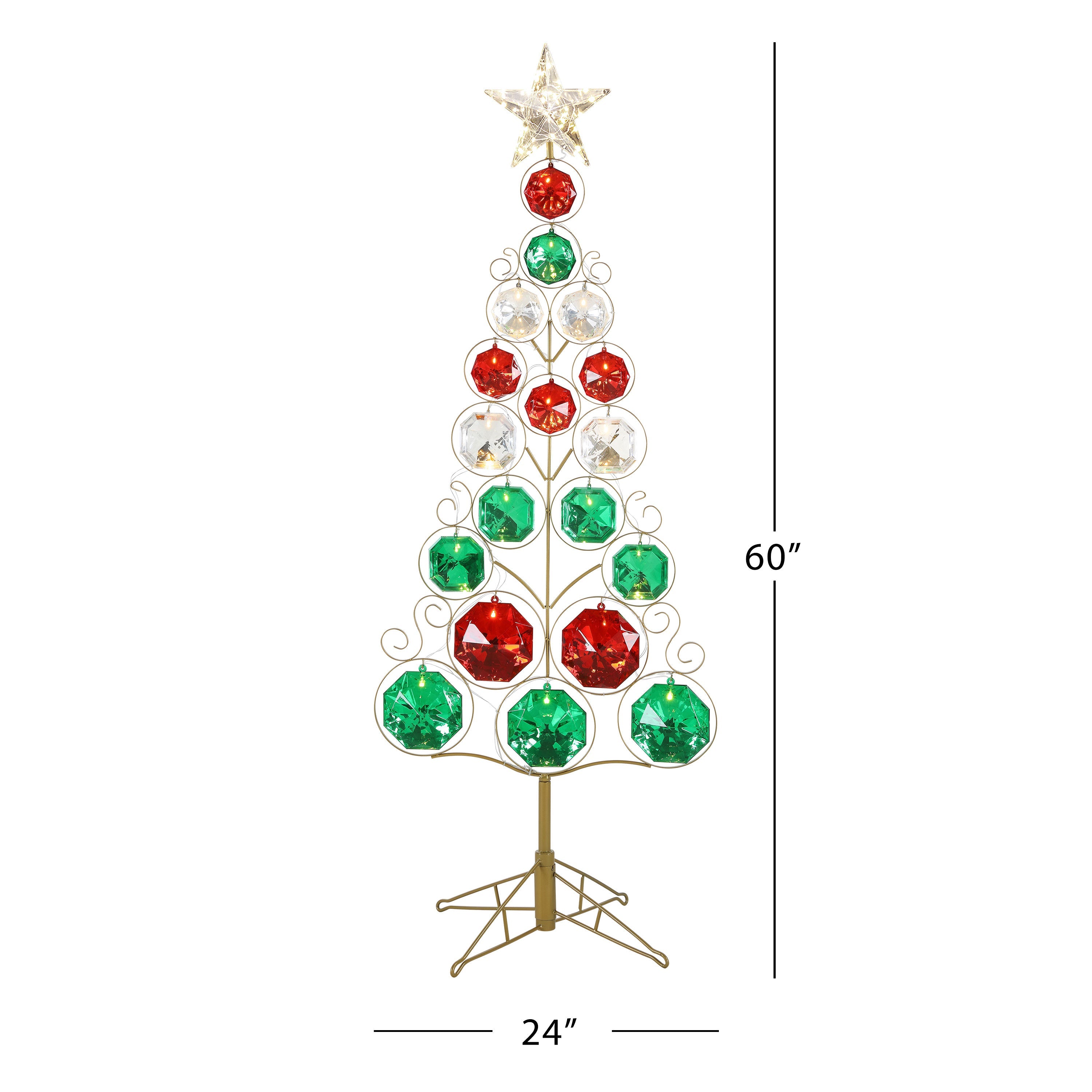 5 ft. Outdoor Gem Tree - Mr. Christmas