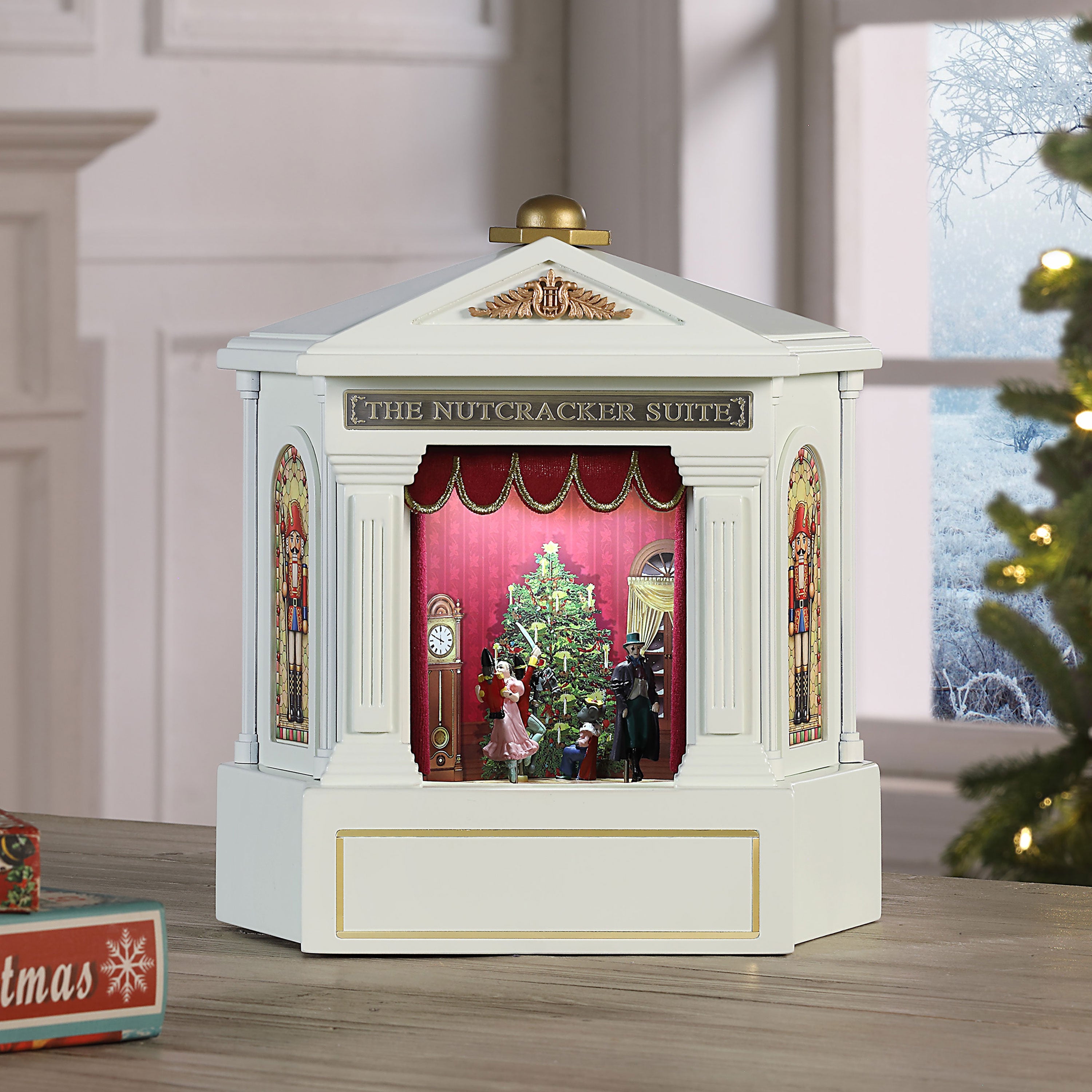 12 in. Animated Nutcracker Suite - Ivory