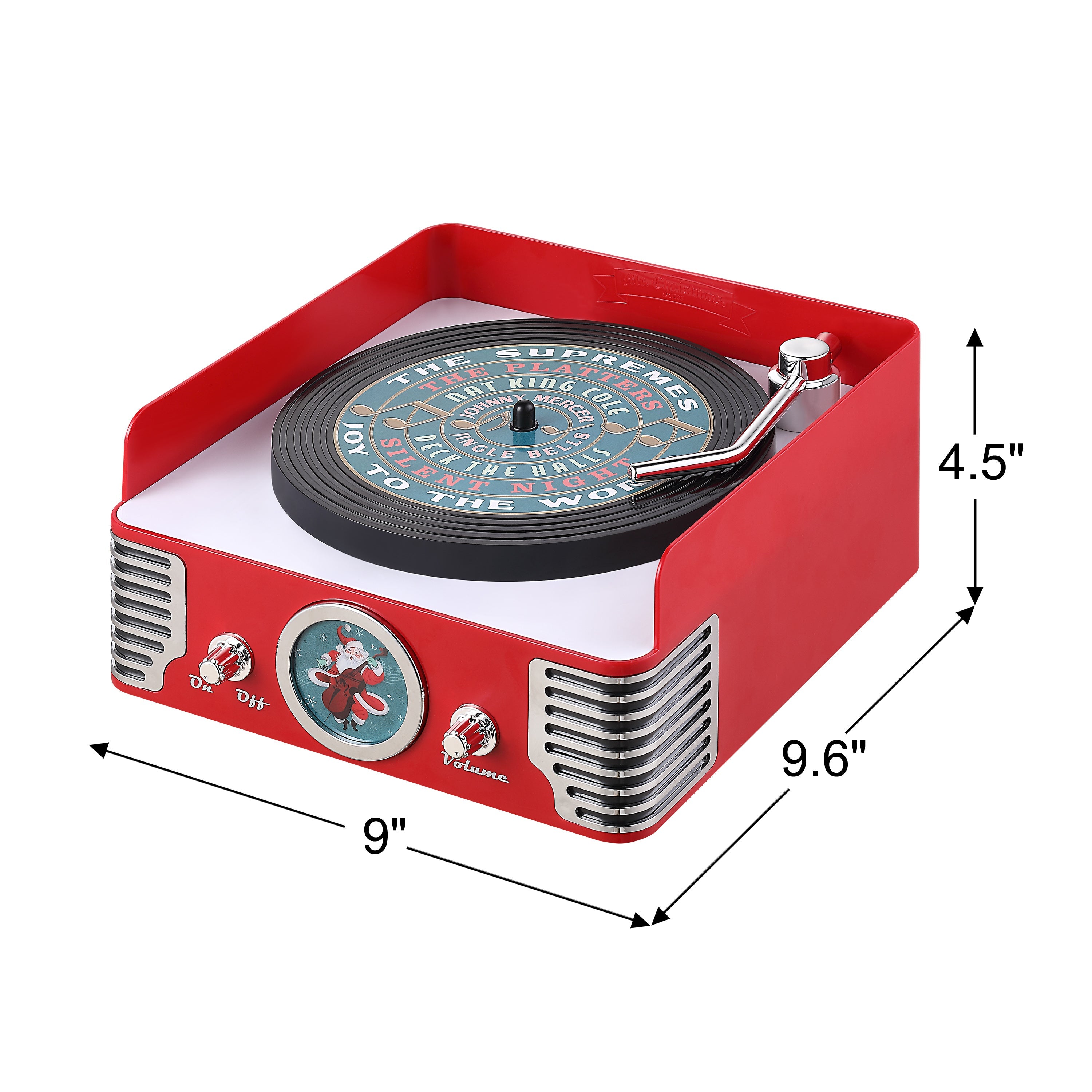 9in. Retro Record Player - Mr. Christmas