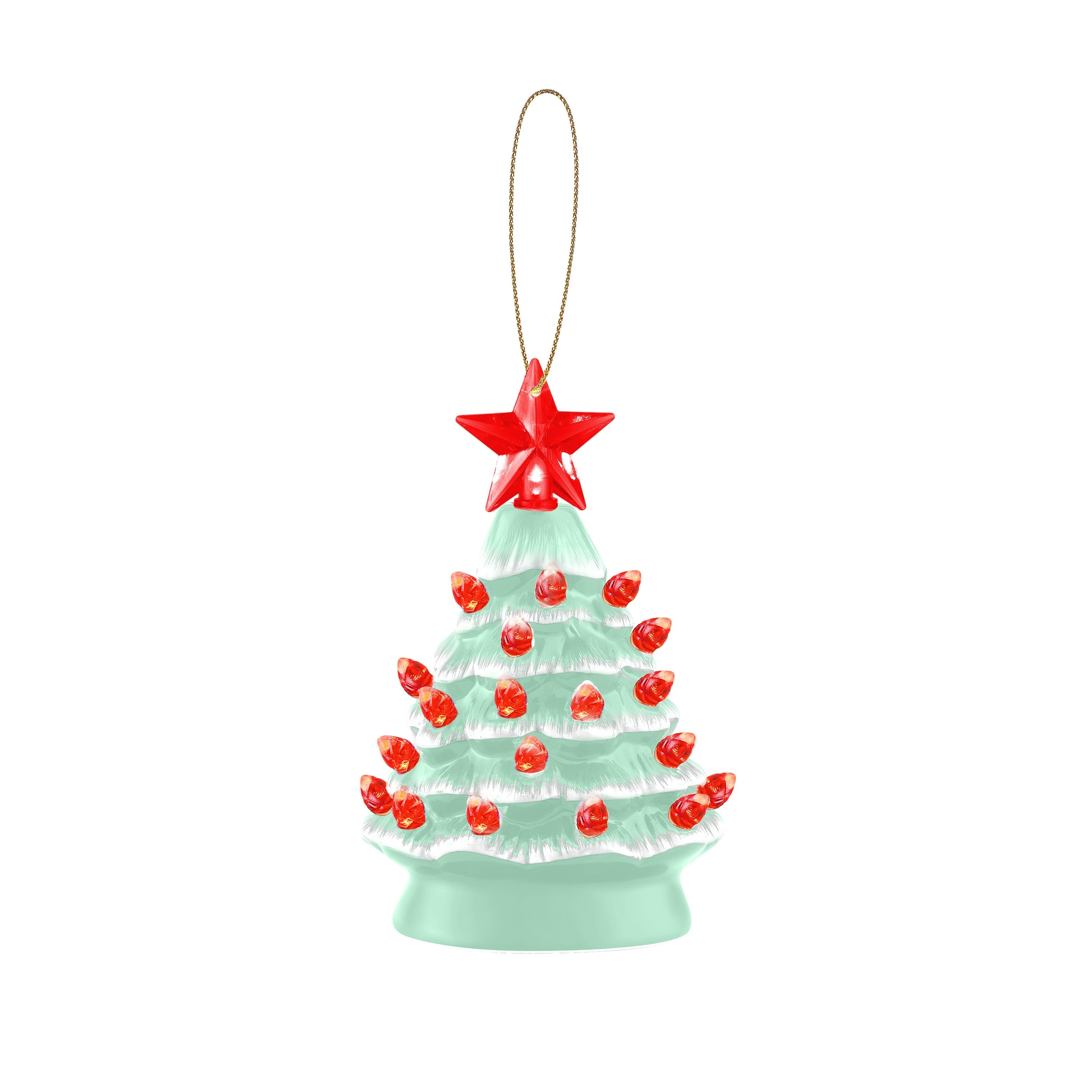 5 in. Ceramic Tree - Holly Berry