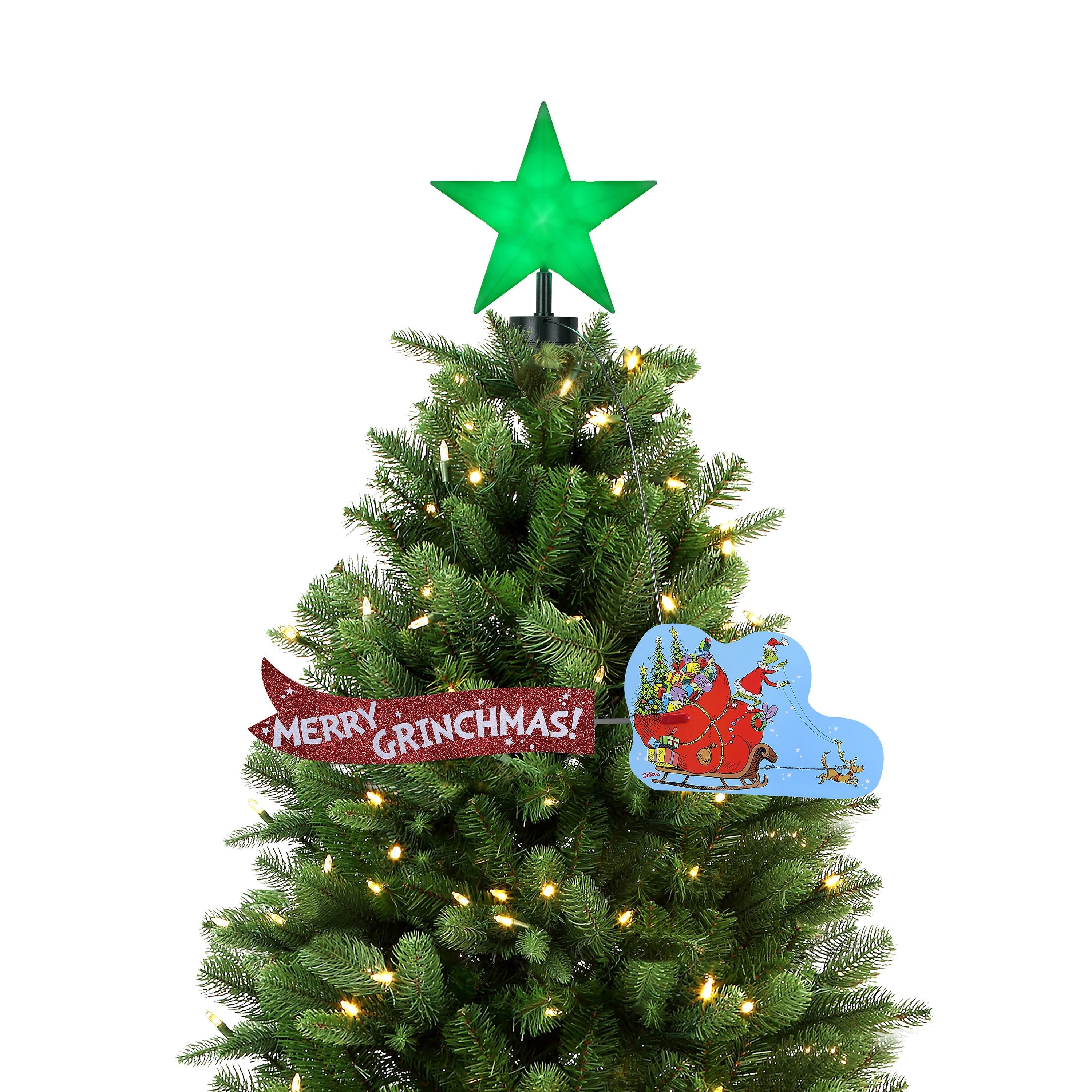 Grinch Animated 2D Topper - Mr. Christmas