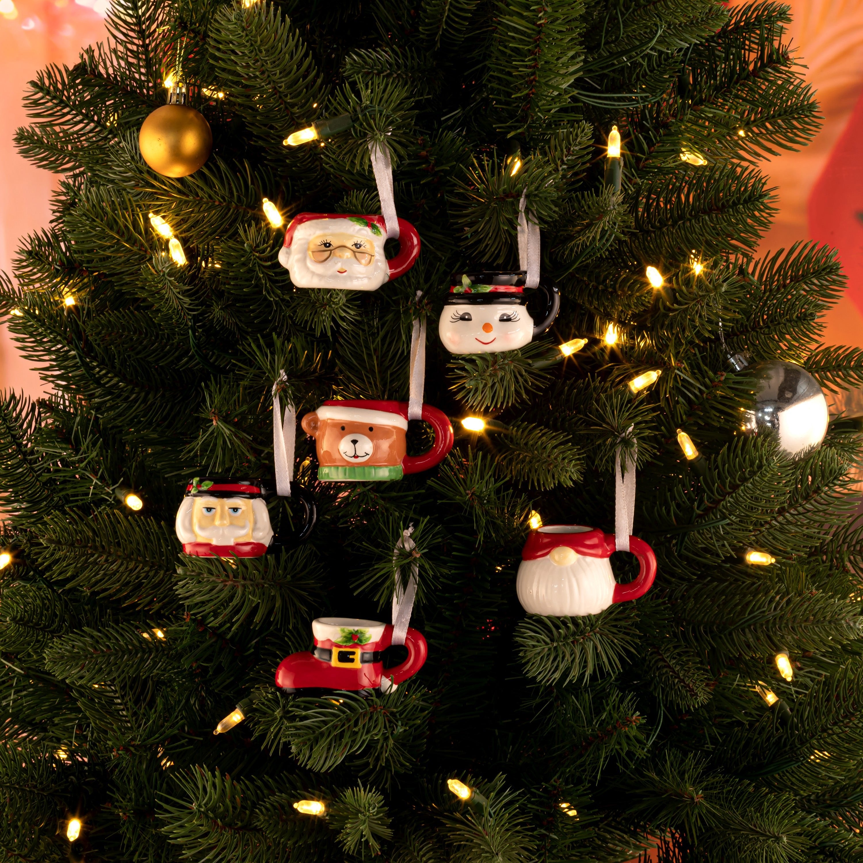Mini Mug Ornament Assortment - Mr. Christmas