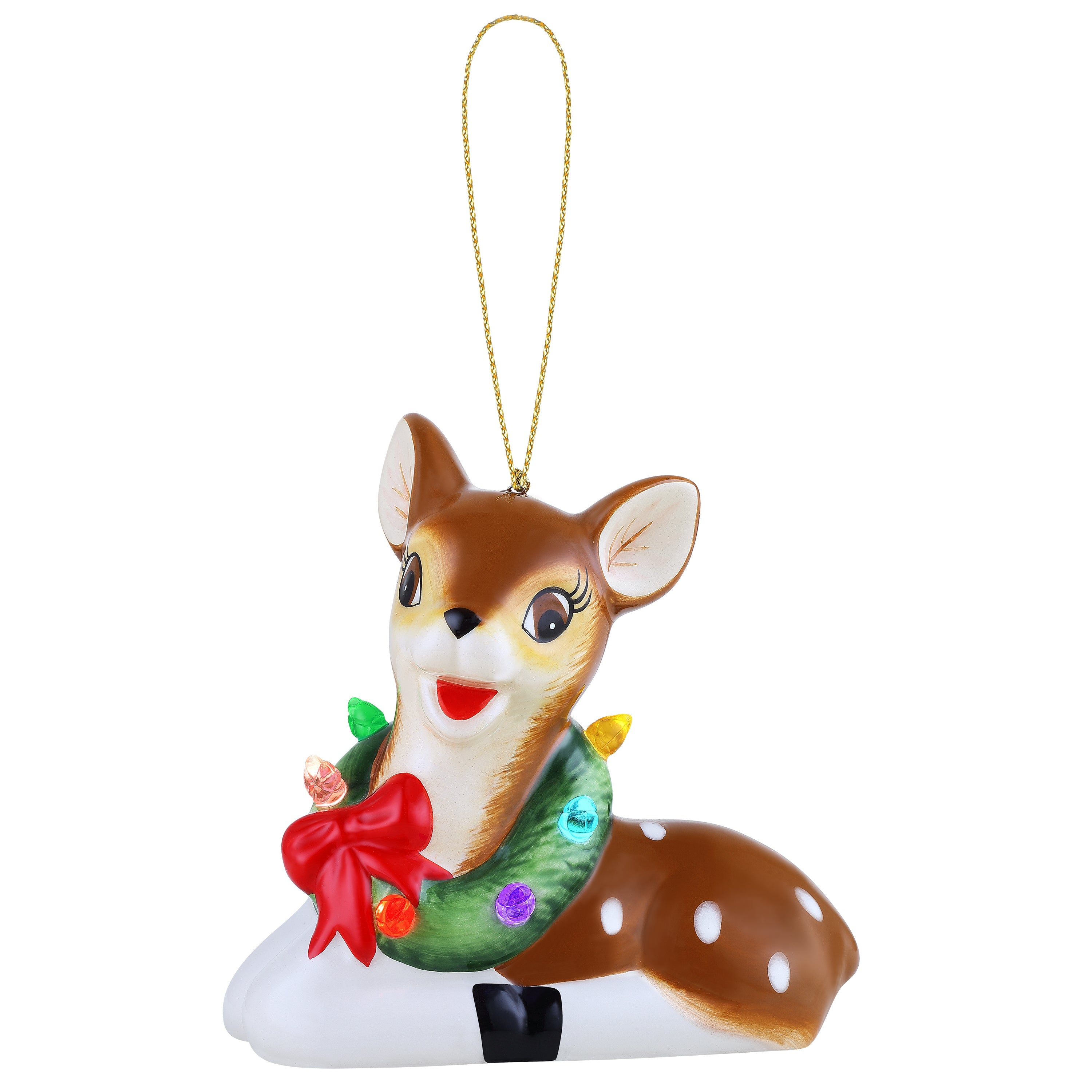 Nostalgic Ceramic Ornament - Reindeer - Mr. Christmas