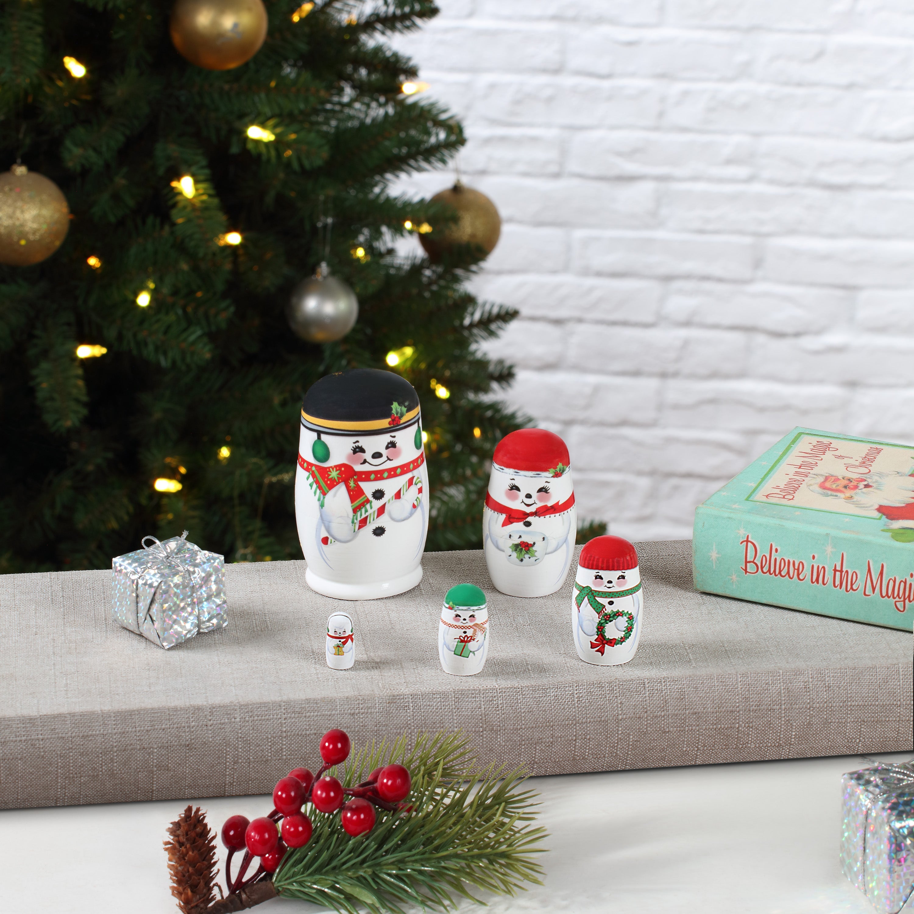 Nostalgic Nesting Figures - Snowman - Mr. Christmas