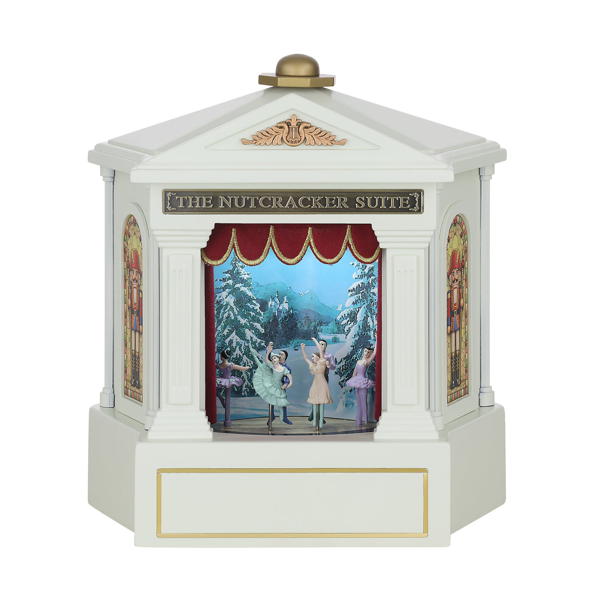 Personalized 12 in. Animated Nutcracker Suite - Ivory - Mr. Christmas