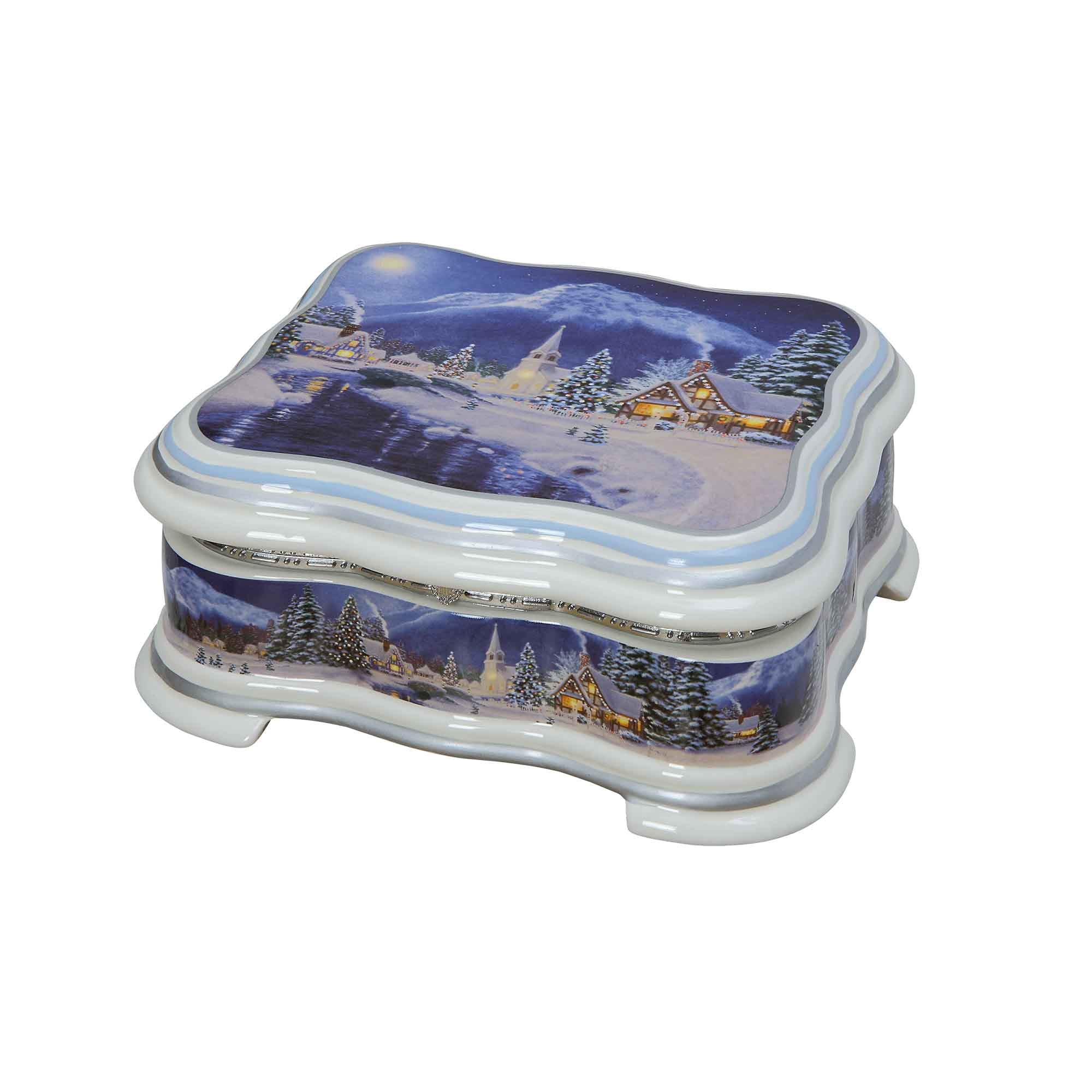 Mr. store Christmas Porcelain Symphonium Music Box