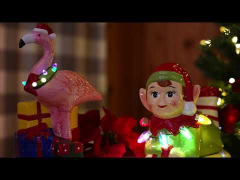 Load video: 10" Ceramic Beach Flamingo Video