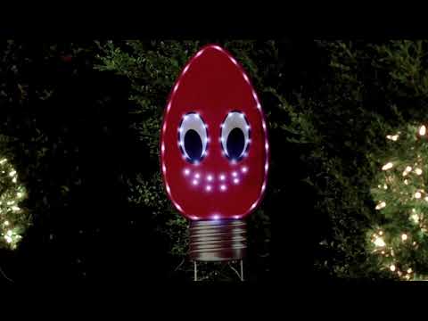 24" Outdoor Singing Vintage Bulb Video