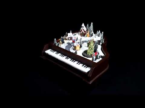 9" Animated Musical Piano Video
