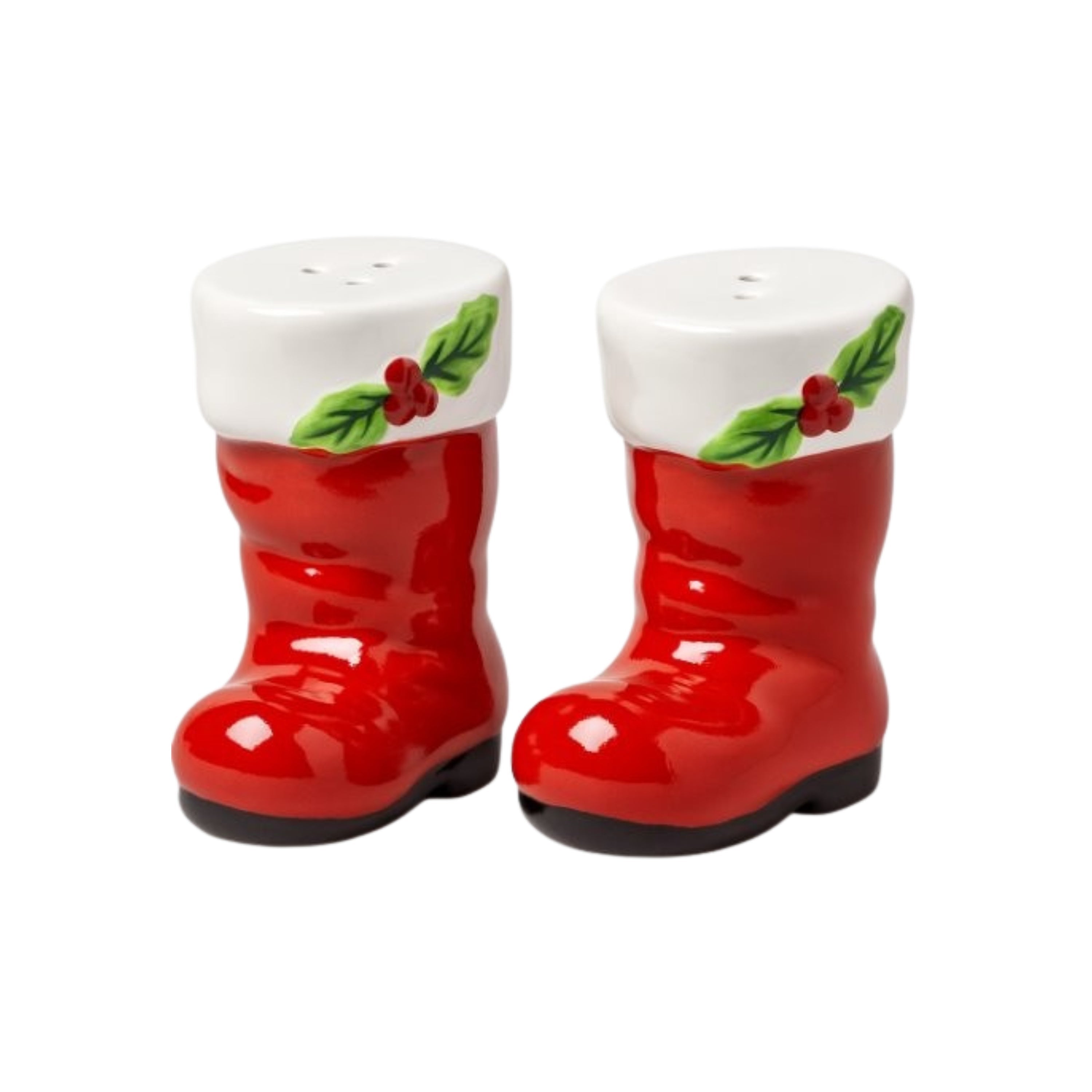 Santa Boots Salt and Pepper Shakers - Mr. Christmas