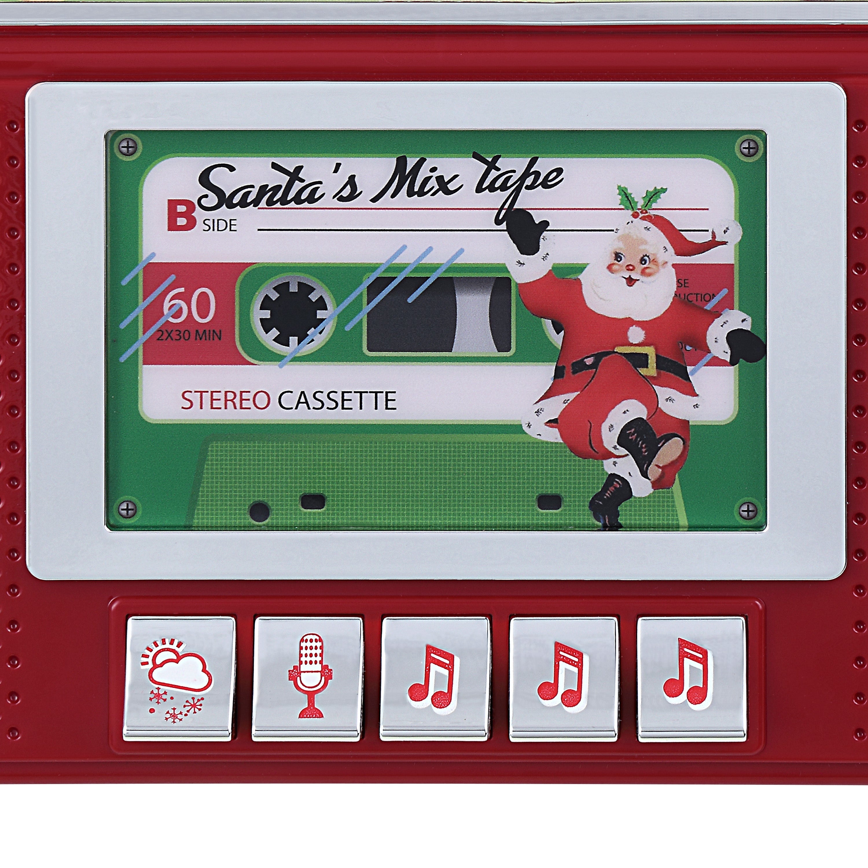 Santa's Boom Box Radio - Mr. Christmas