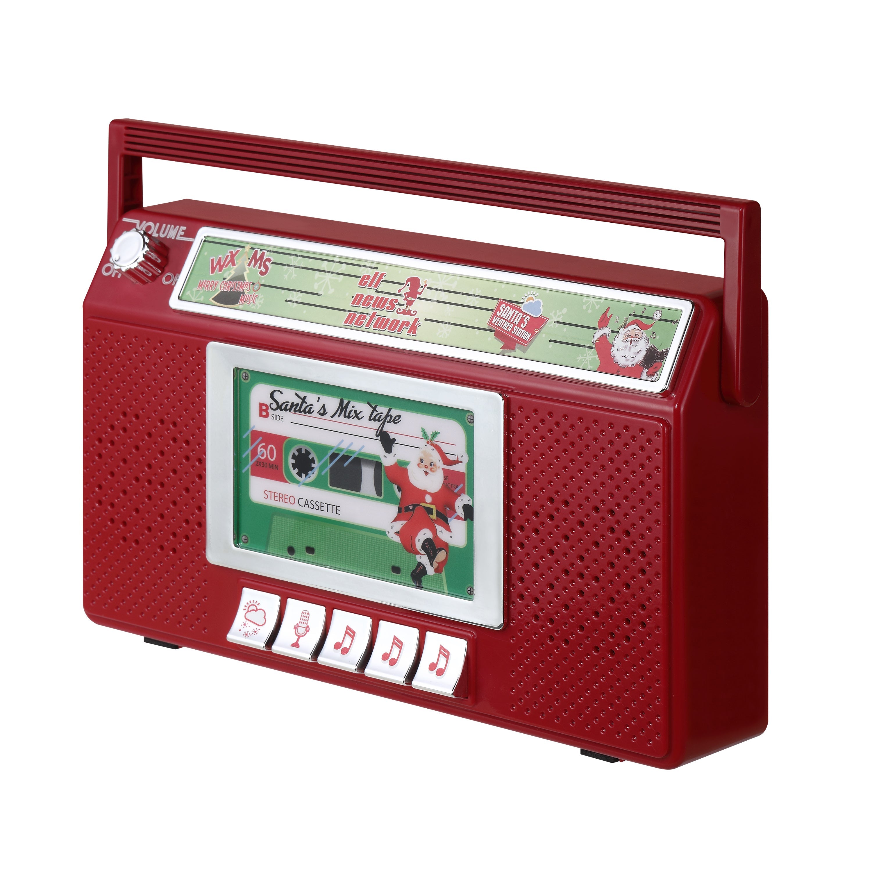 Santa's Boom Box Radio - Mr. Christmas