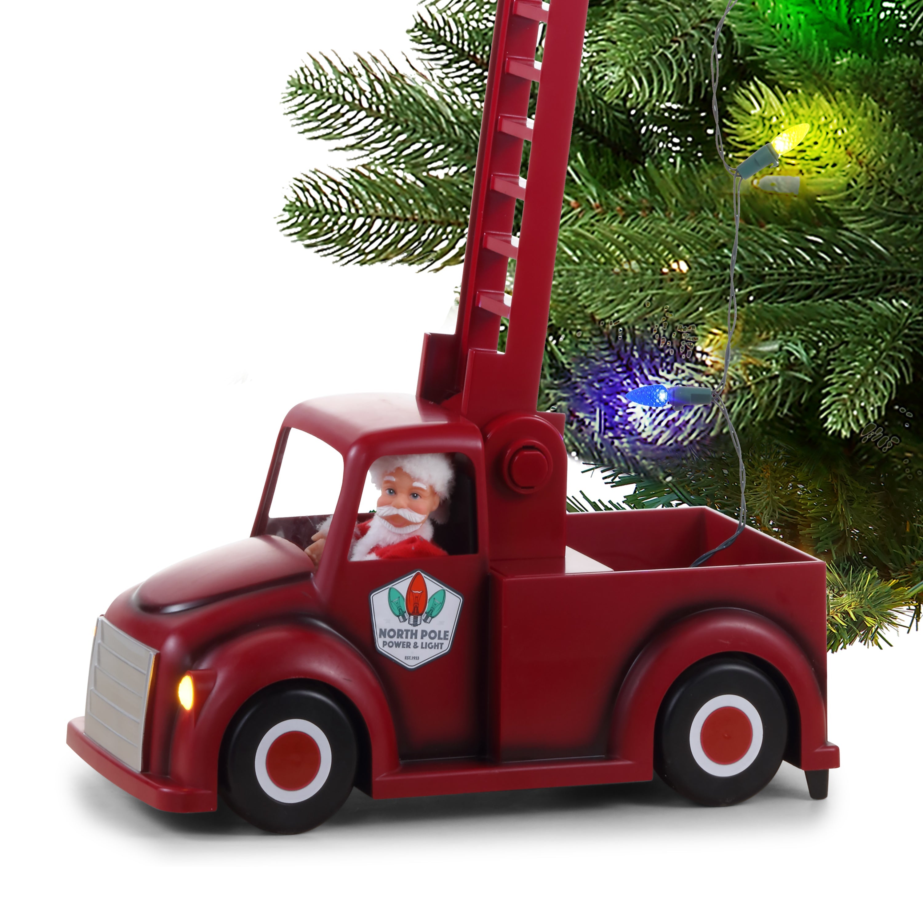 Santa's Utility Truck with Elf - Mr. Christmas