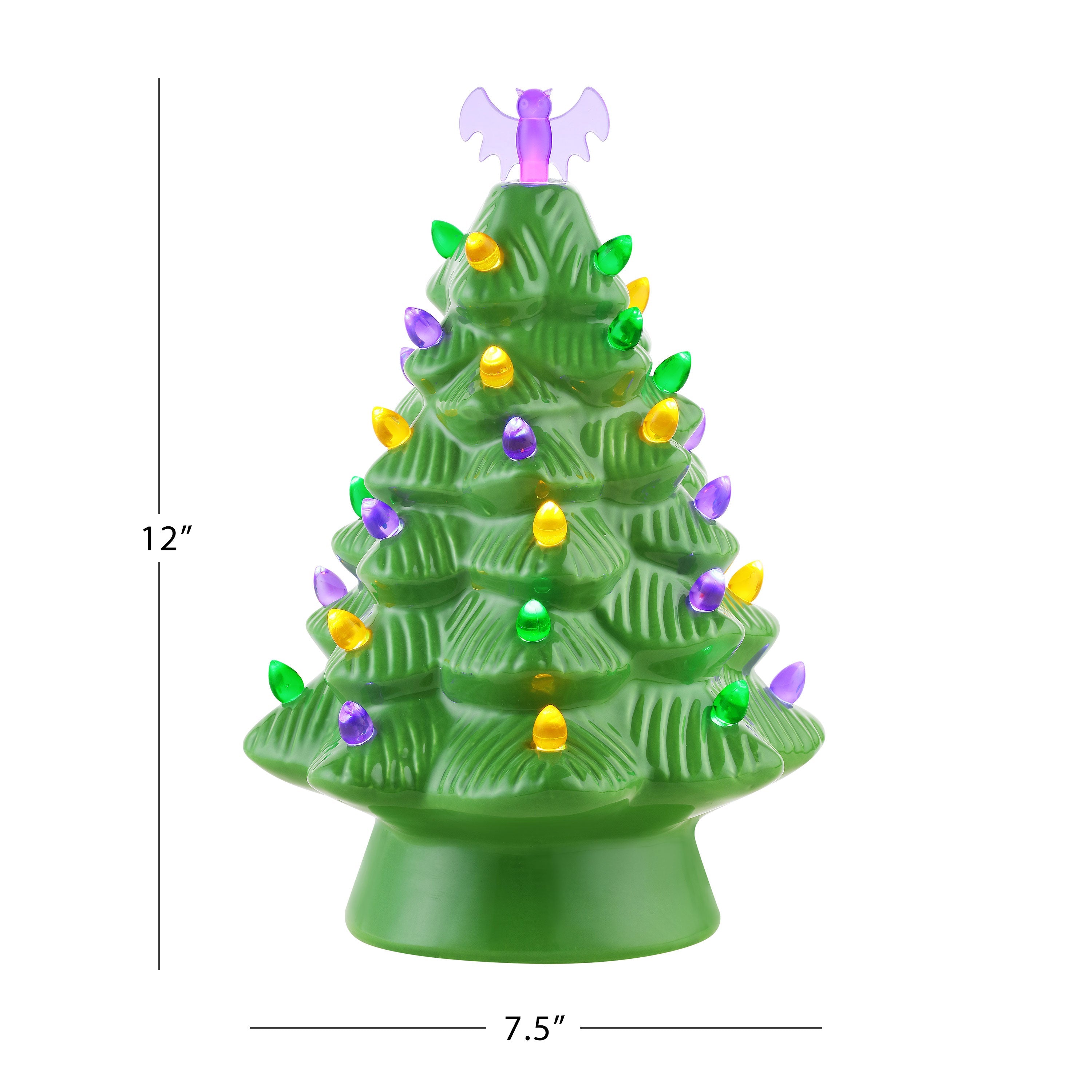 12" Halloween Tree - Green - Mr. Christmas