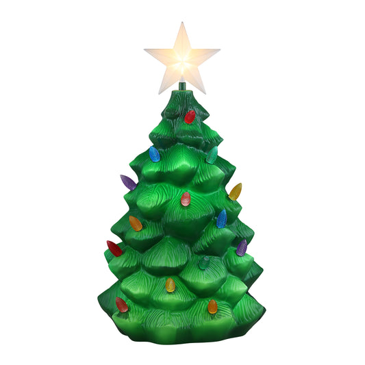 24" Outdoor Lit Blow Mold Tree - Mr. Christmas