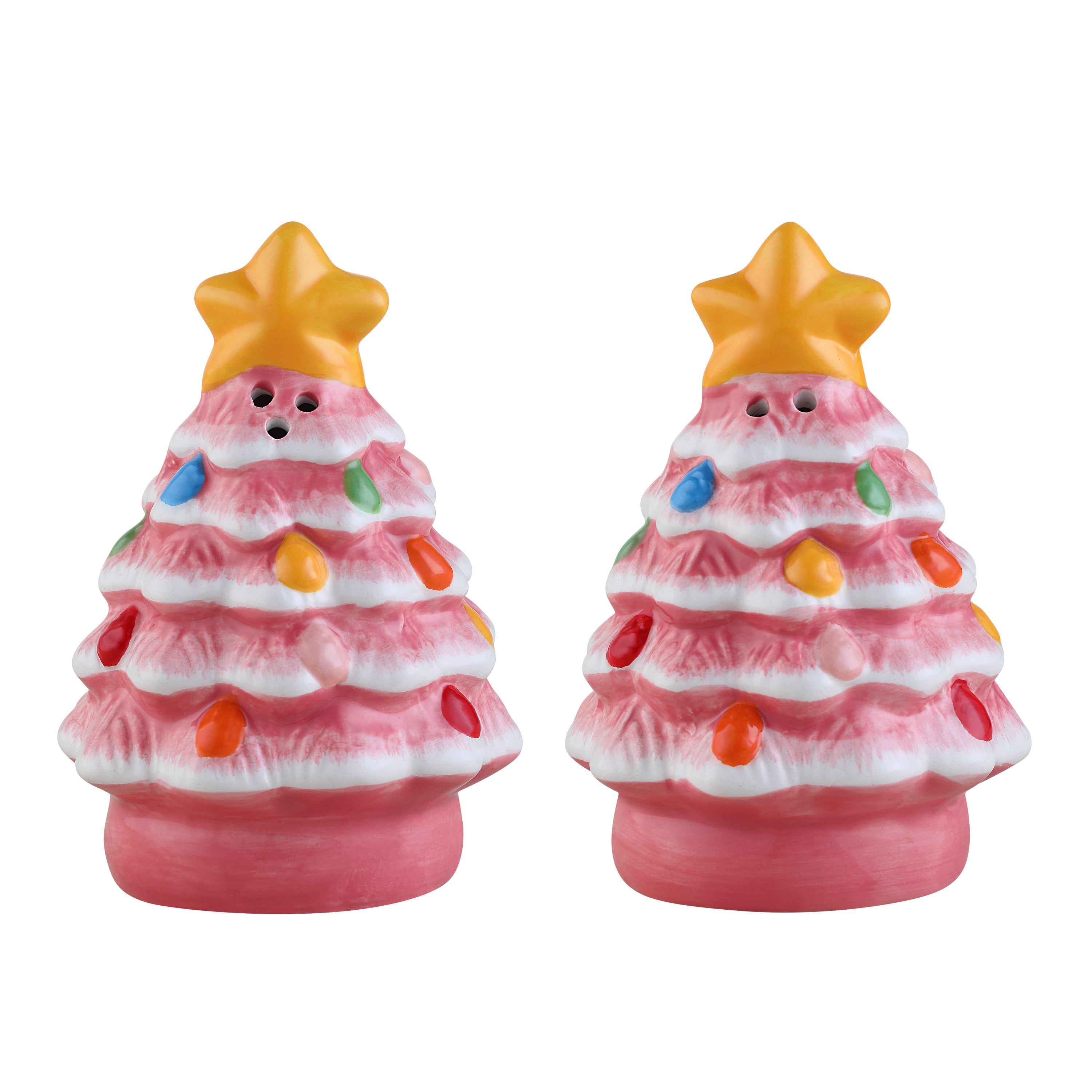 Mr. Christmas 6 Nostalgic Salt & Pepper Shaker Figures 