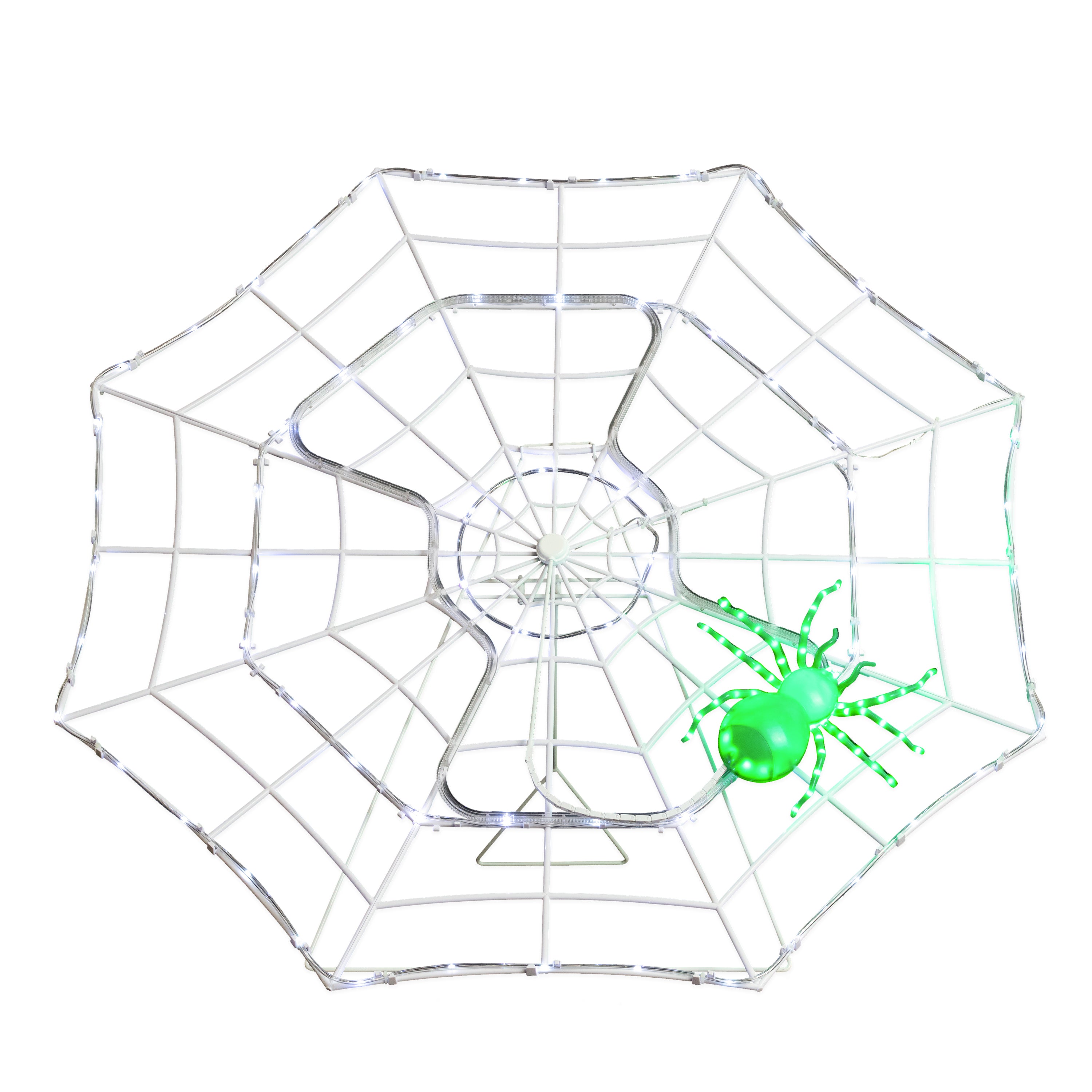4' Outdoor Animated Spider Web - Mr. Christmas