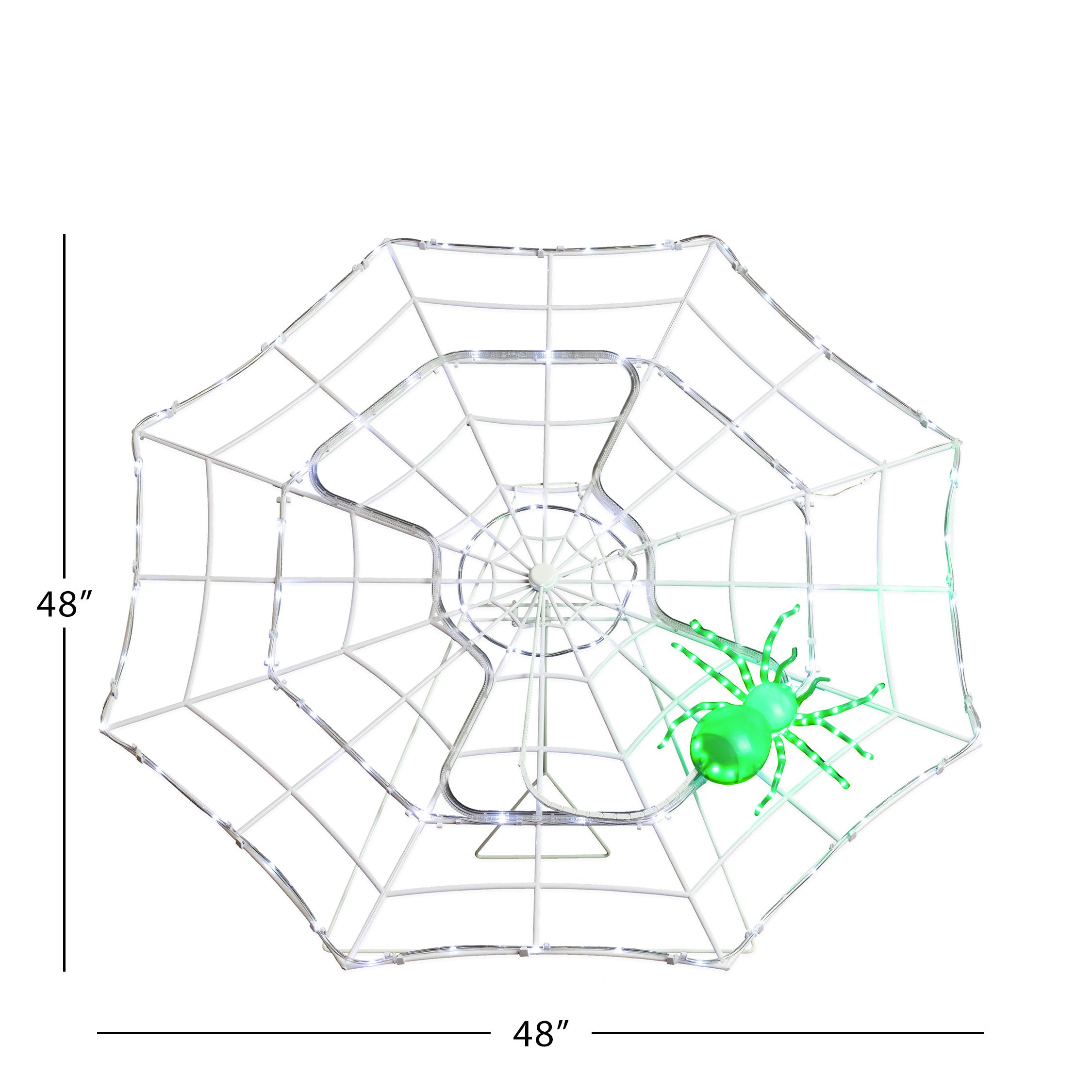 4' Outdoor Animated Spider Web - Mr. Christmas