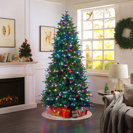 7.5' Green LED 55-Function Tree with Alexa - Mr. Christmas