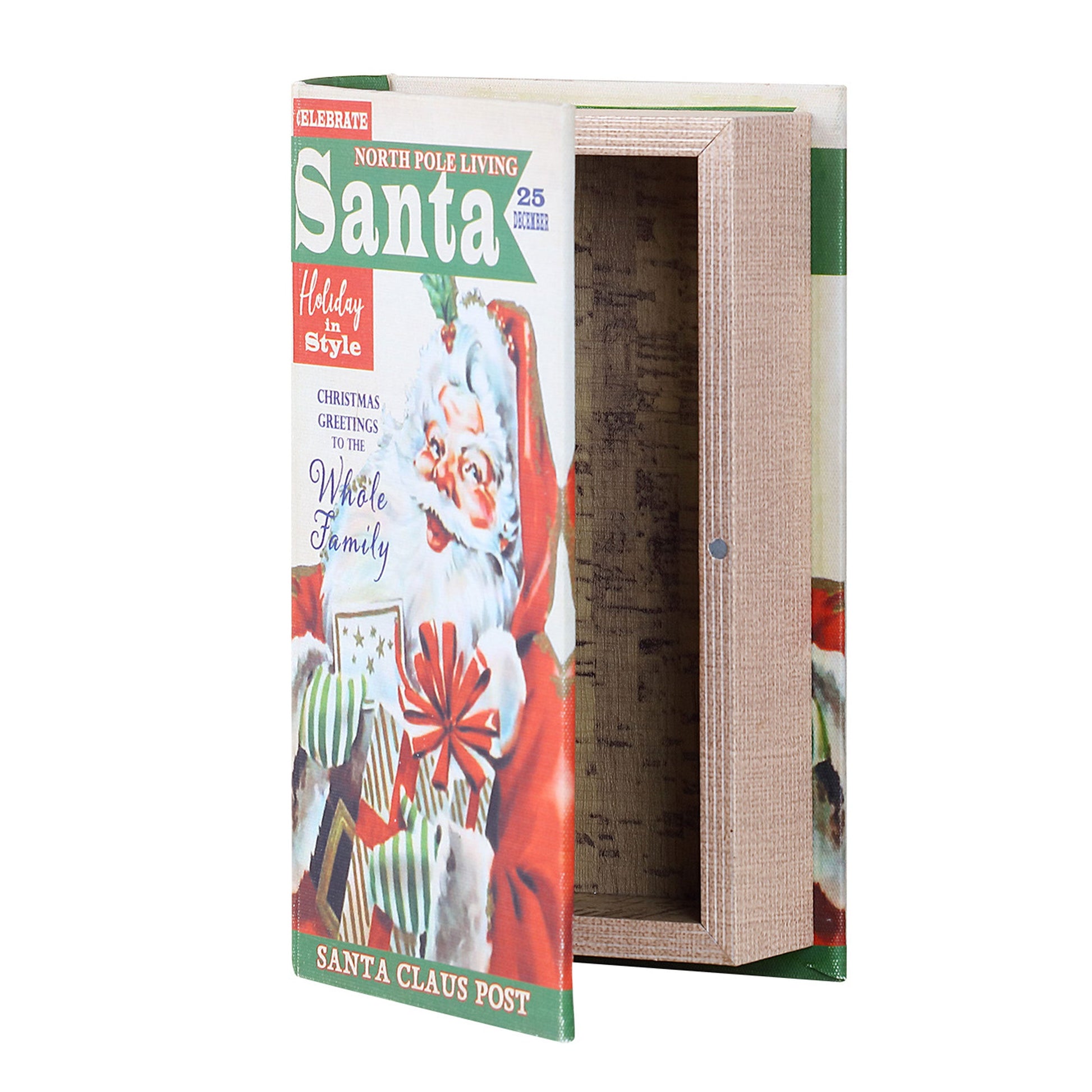8.4" Vintage Storage Box - Santa - Mr. Christmas
