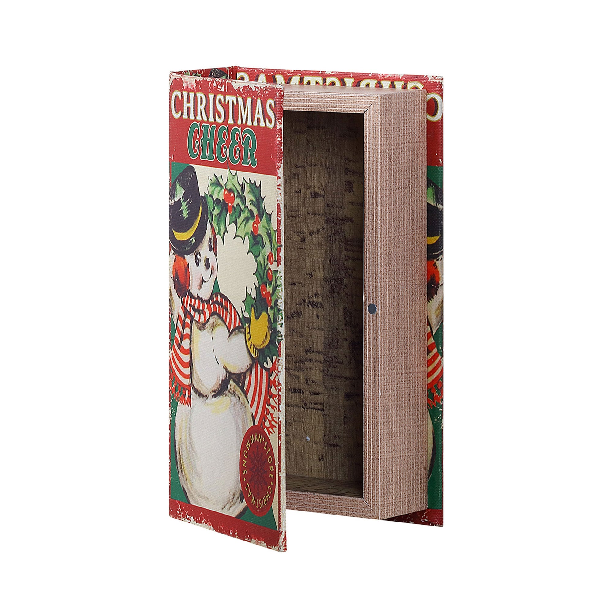 8.4" Vintage Storage Box - Snowman - Mr. Christmas