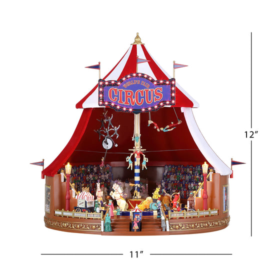 90th Anniversary Collection - Animated & Musical World's Fair Big Top Circus - Mr. Christmas