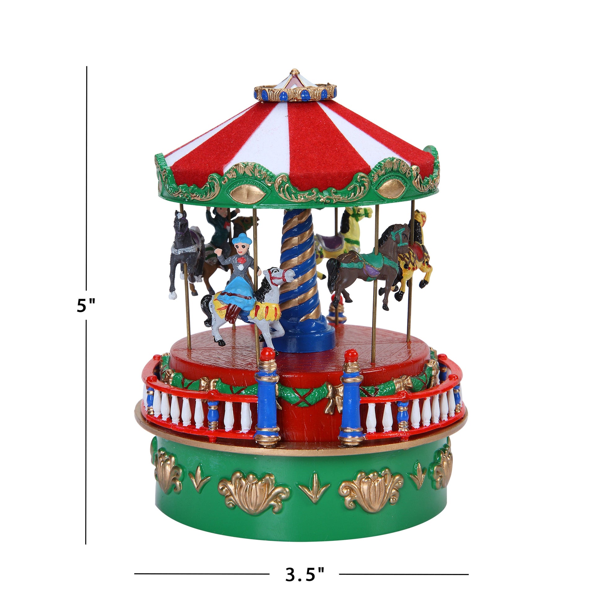 Mini Carnival Music Box - Carousel - Mr. Christmas