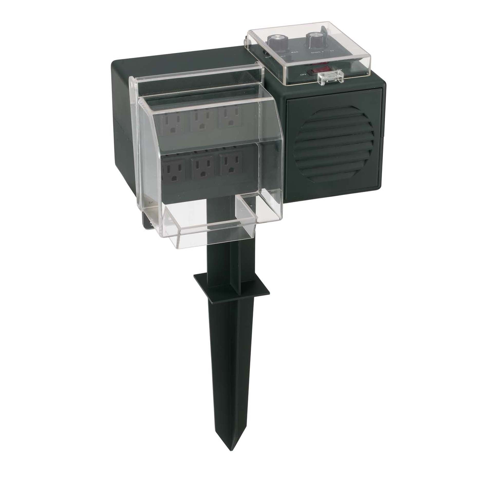 Mr. Christmas Outdoor Lights and Sounds Controller with musical light show and six plug-in outlets