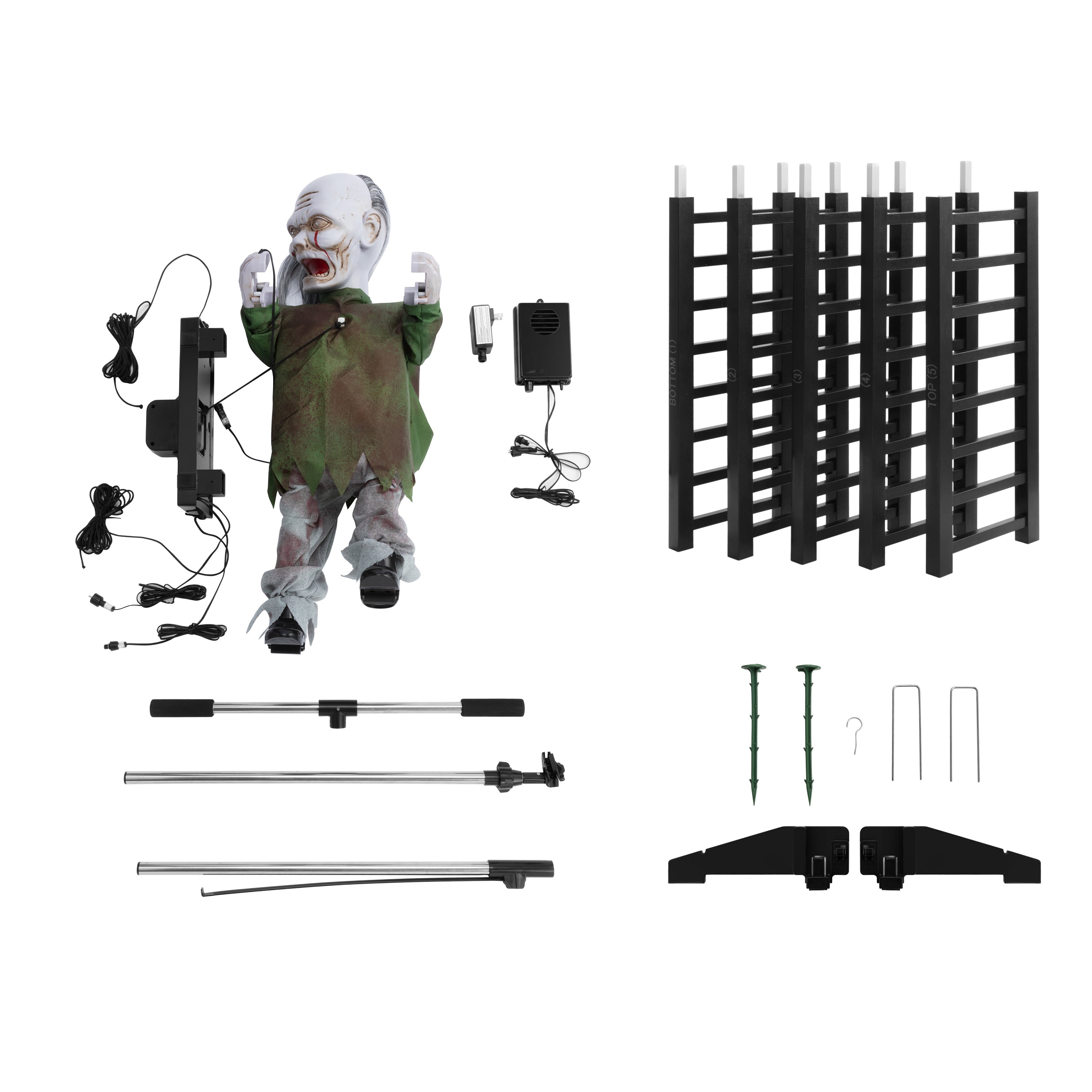 Mr. Halloween 10' Outdoor Climbing Zombie - Mr. Christmas