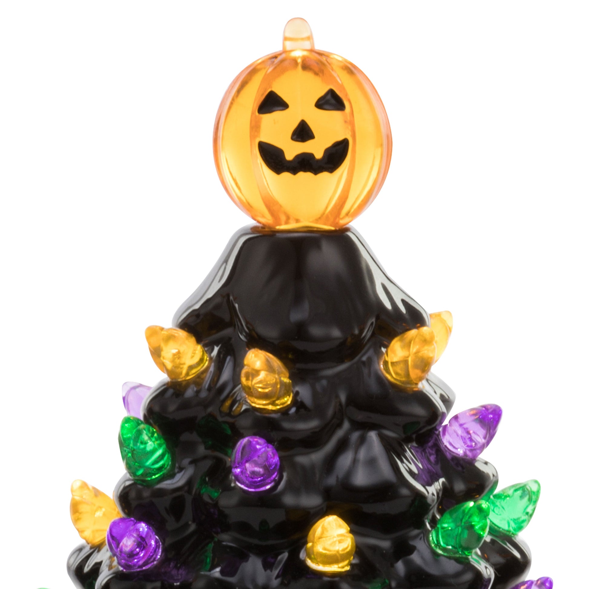 Set of 2 5.4" Halloween Trees - Black - Mr. Christmas