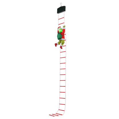 10 ft. Outdoor Animated Rope Ladder Climbing Grinch - Mr. Christmas