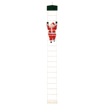 10 ft. Outdoor Animated Rope Ladder Climbing Santa - Mr. Christmas