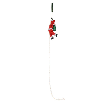 10 ft. Outdoor Animated Rope Ladder Climbing Santa - Mr. Christmas
