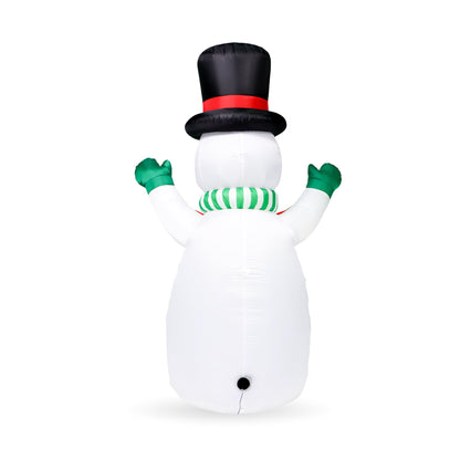 10 ft. Outdoor Lit Inflatable - Merry Snowman - Mr. Christmas