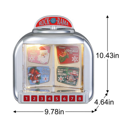 10 in. Christmas Diner Jukebox - Mr. Christmas