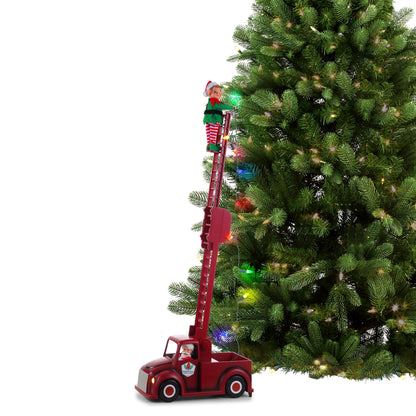 Santa's Utility Truck with Elf
